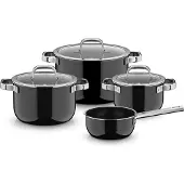 WMF Fusiontec Mineral Pro Pannenset 4-delig Zwart