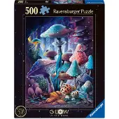 Ravensburger Moonlight Mushrooms (starline) Puzzel (500 stukjes)