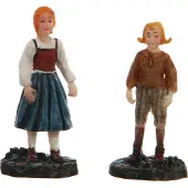 Luville Efteling Kerstdorpminiatuur Hans En Grietje 2,5 X 2,5 X 6,5 Cm