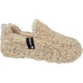 Verbenas Huisschoenen 'Yuk Curly' beige
