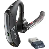 Poly Voyager 5200 Draadloze Hoofdtelefoon - Zwart