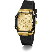 GUESS Analoog horloge 'PHOENIX' goud / zwart