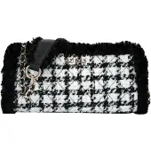 GUESS Schoudertas 'Christi' zwart / wit