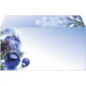 Sigel Envelop met kerstthema Blue Harmony, lang, 90 g/m², 50 stuks
