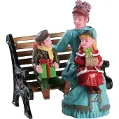Lemax Sitting Together