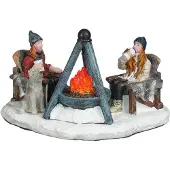Luville Drinking hot chocolate by the fire battery operated l10,5xb7,5xh6,5 cm