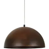 Lyora Roestige hanglamp Hemisphere Rust S Ø 34cm