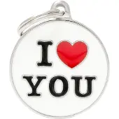 My Family I Love You Naamplaatje Voor Huisdieren