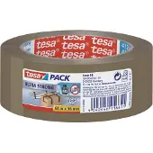 TESA Verpakkingstape 4124 tesapack - PVC - hoogwaardige kwaliteit - B 38 mm x L 66 m - bruin - 8 rollen
