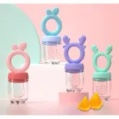 Silicon Blauwe Baby peuter fruitspeen