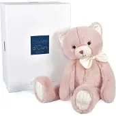 Doudou et Compagnie Preppy Chic Beer, roze 40cm (40 cm)