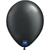 Folat - Folatex ballonnen Metallic Zwart 30 cm 10 stuks