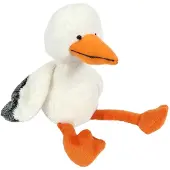 Heunec Pluche ooievaar knuffel - vogel - dieren - 20 cm