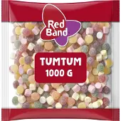 Red Band tumtum snoep - zoete mix - zak 1000g
