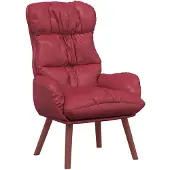vidaXL Fauteuil Wijnrood 69 x 74 x 93 cm Kunstleer