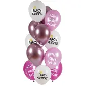 Folat - Ballonnen Party Queen (12 stuks - 33 cm)
