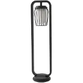 LUCANDE Tuinpadverlichting Chandan, dimbaar, zwart, Aluminium, Modern, Tuinpad verlichting