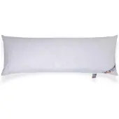 Homescapes Lichaamskussen 40x145 cm - Eendenveren - Body Pillow voor Zijslapers & Zwangerschap