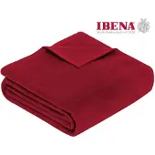 Ibena Plaid Porto Donkerrood-180 x 220 cm