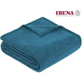 Ibena Plaid Porto Petrol-150 x 200 cm