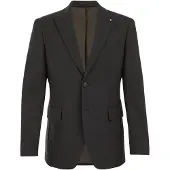 We fashion Colbert donkerblauw / donkergroen