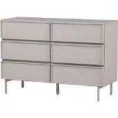 Woood Tours Ladekast 6 Lades - Melamine/ MDF - Zand - 80x120x42