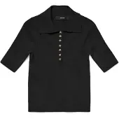 Vero Moda Trui 'VMMarina' zwart gemêleerd