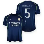 Real Madrid 24/25 Bellingham Away Short Sleeve T-shirt Blauw M Man