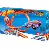 Hot Wheels Power Shift Racebaan met 5 diecast