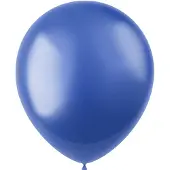 Folat - ballonnen Radiant Royal Blue Metallic 33 cm - 10 stuks