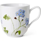 Kähler Hammershøi Summer Mok 33 Cl Forget Me Not - Koffiekopjes Porselein Multi - 692623