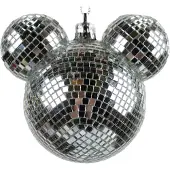Disney Mickey Mouse oren kerst ornament | (Discobal, Zilver)