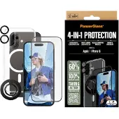 PanzerGlass 4-in-1 Protection B1291+2861+1283+S Screenprotector (glas) Apple iPhone 16 1 stuk(s) Anti-vingerafdruk, Krasvast