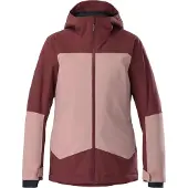 Eider - Dames ski jassen - W Arias Insulated Jkt Pink Marble voor Dames van Gerecycled Polyester - Maat M - Roze