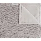 Babys Only Wiegdeken teddy Sierra urban taupe