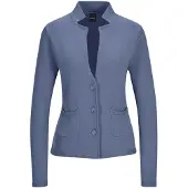 MADELEINE Gebreid vest blauw
