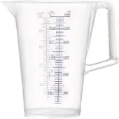 Pressol Maatbeker 3l blauw bedrukte schaal PP - 7084