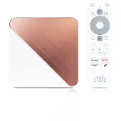 Homatics Box R Plus (Google Assistent), Streaming Media Speler, Grijs, Wit