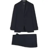 BOSS Tweedelig regular-fit pak van stretchwol