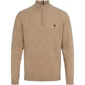 U.S. POLO ASSN. Trui 'UMKevin' beige / zwart