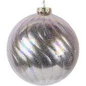 Clayre & Eef Kerstbal Overig Ø 10x10 cm Roze Glas Kerstballen