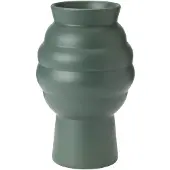 Knabstrup Keramik Tortus Archie vaas No2 23,5 cm Dark green