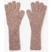 Sissy-Boy Roze Gebreide Handschoenen Met Lurex