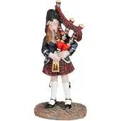 Luville Carnaval bagpiper woman l3,5xb2,5xh8 cm