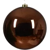 Décoris Kerstbal Marilene Espresso D 20 H 20 Cm