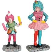 Luville Molendam Carnaval clowns | 3,5 x 2,5 x 8 cm | 2 stuks
