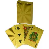 HOT Sports + Toys Speelkaarten Goud 100% kunststof