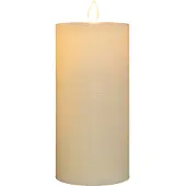 Anna's Collection Oplaadbare led kaars 7,5 x 15 cm | Ivoor | Bewegende vlam