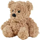 Greenlife value gmbh Magnetronknuffel Curly Bear Bruin bruin Pluche Kersenpitkussen