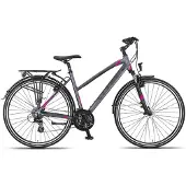 Altec Damesfiets Legarda 28 Inch 49 cm Dames 24V V-Brakes Antraciet
